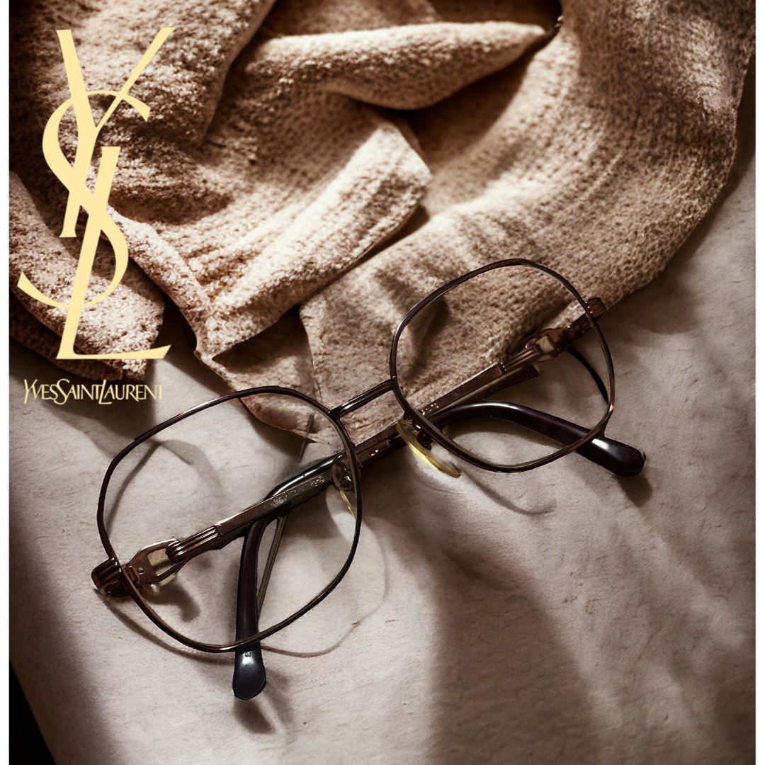 Yves Saint Laurent(イヴサンローラン)のYves Saint Laurent 眼鏡　33-7605 レディースのファッション小物(サングラス/メガネ)の商品写真