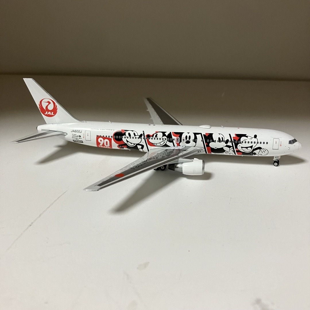 【レア】JAL 日本航空 Boeing767-300ER ディズニー エンタメ/ホビーのテーブルゲーム/ホビー(航空機)の商品写真