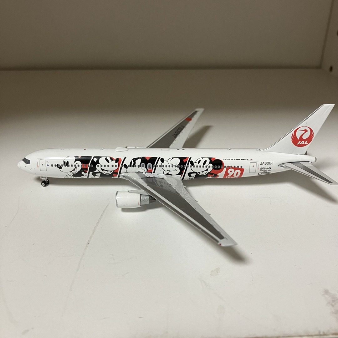 【レア】JAL 日本航空 Boeing767-300ER ディズニー エンタメ/ホビーのテーブルゲーム/ホビー(航空機)の商品写真