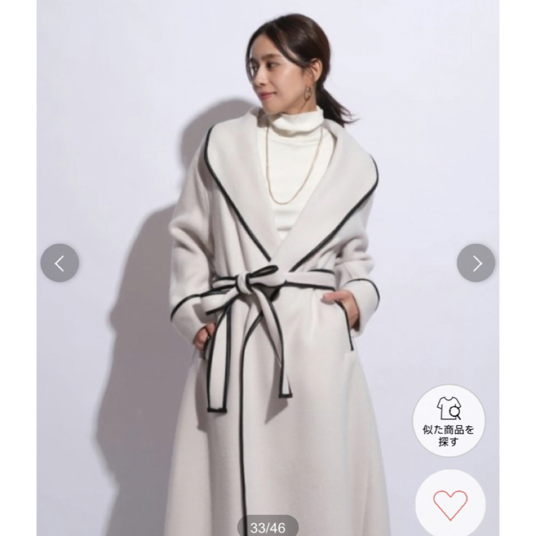 Mystrada - 新品🤍マイストラーダ パイピングリバーコート オフ Mystrada - 新品🤍マイストラーダ パイピングリバーコート オフ