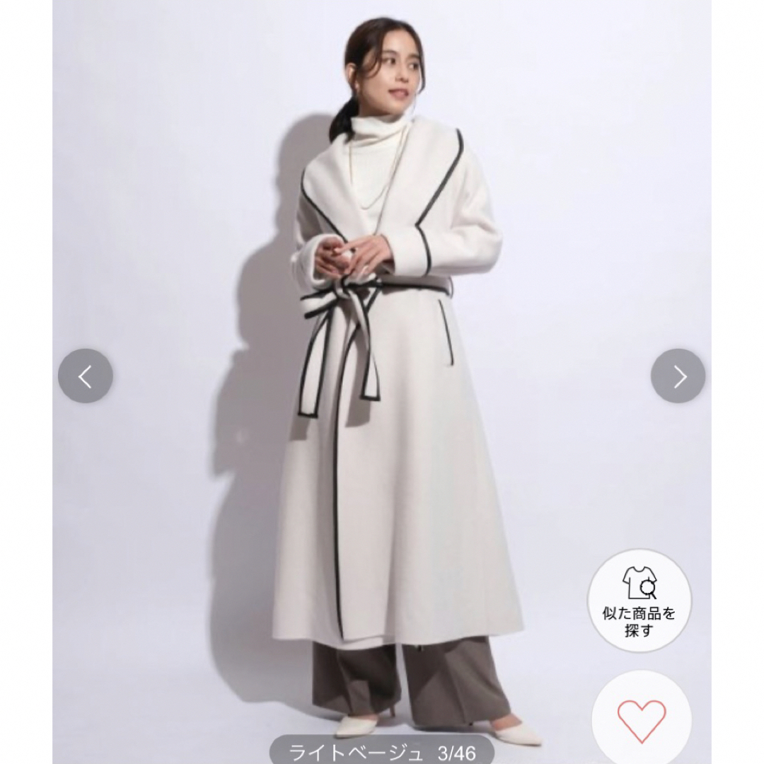 Mystrada - 新品🤍マイストラーダ パイピングリバーコート オフ Mystrada - 新品🤍マイストラーダ パイピングリバーコート オフ