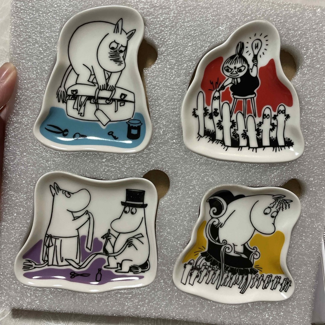 MOOMIN(ムーミン)のムーミン　小皿 エンタメ/ホビーのおもちゃ/ぬいぐるみ(キャラクターグッズ)の商品写真