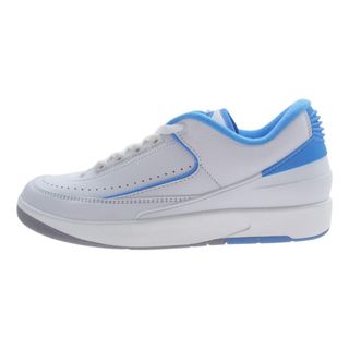 ナイキ(NIKE)のNIKE ナイキ スニーカー DV9956-104 AIR JORDAN 2 RETRO LOW University Blue エアジョーダン2 ユニバーシティブルー ローカットスニーカー ホワイト系 ライトブルー系 27.5cm【新古品】【未使用】【中古】(スニーカー)