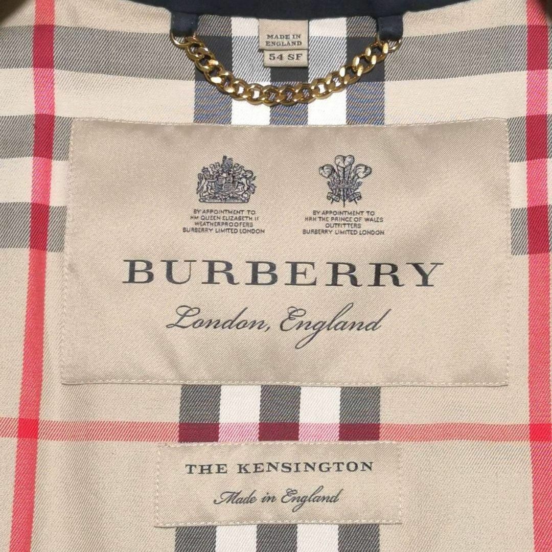 BURBERRY(バーバリー)の極美品 4L バーバリー ケンジントン トレンチ コート 黒 ノバチェック 54 メンズのジャケット/アウター(トレンチコート)の商品写真