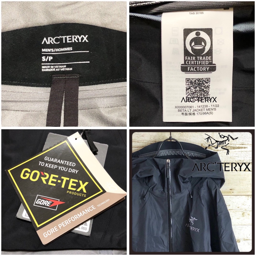 ARC'TERYX - ARC'TERYX アークテリクス BETA LT ジャケット ARC'TERYX - ARC'TERYX アークテリクス BETA LT ジャケット