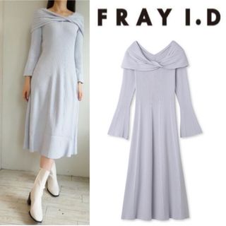 FRAY I.D - CELFORD☆セルフォード☆ボーダーレースワンピースの通販