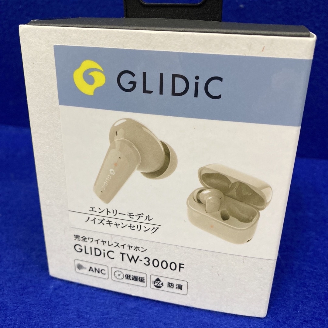 GLIDiC(グライディック)の新品★GLIDiC GL-TW3000F-BE 完全ワイヤレスイヤホン ANC スマホ/家電/カメラのオーディオ機器(ヘッドフォン/イヤフォン)の商品写真