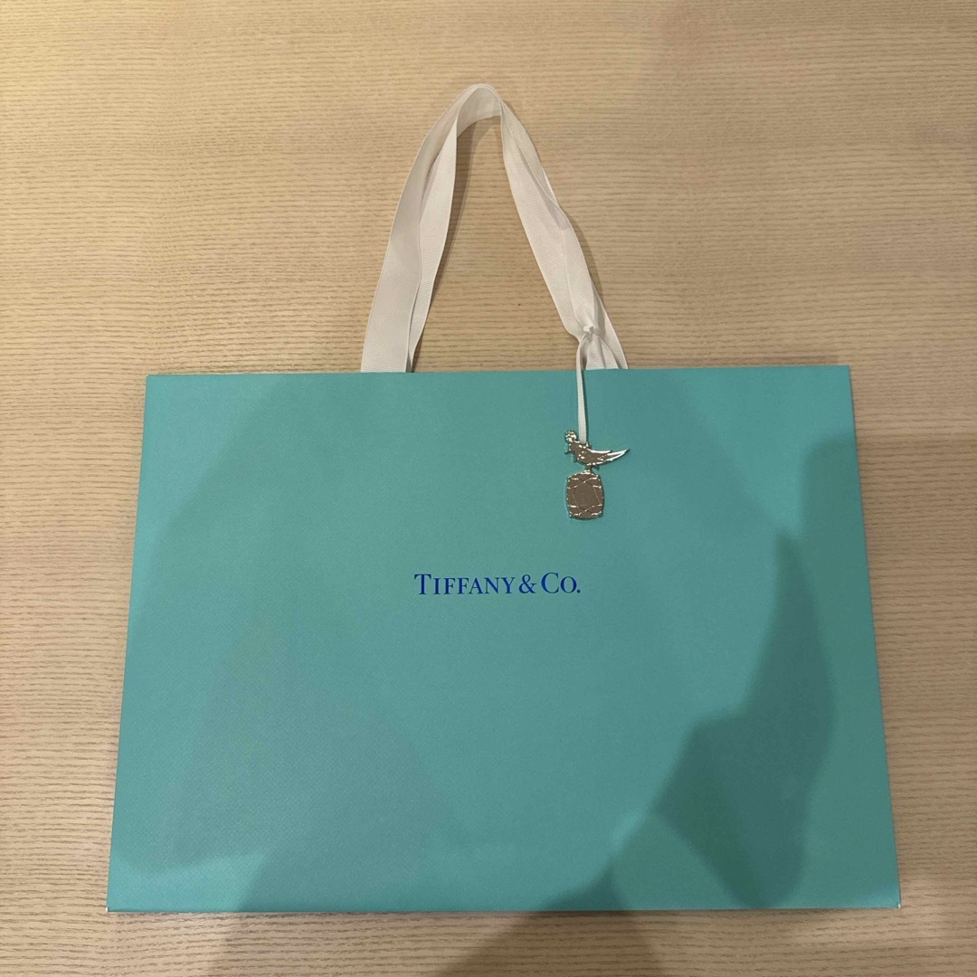 Tiffany & Co. - 限定品 Tiffany ショッパー (紙袋)＆チャーム付きの