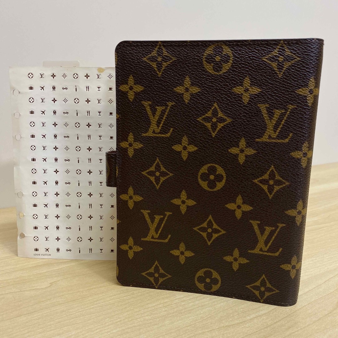 LOUIS VUITTON(ルイヴィトン)のルイヴィトン　モノグラム　手帳カバー　アジェンダMM システム手帳 レディースのファッション小物(その他)の商品写真