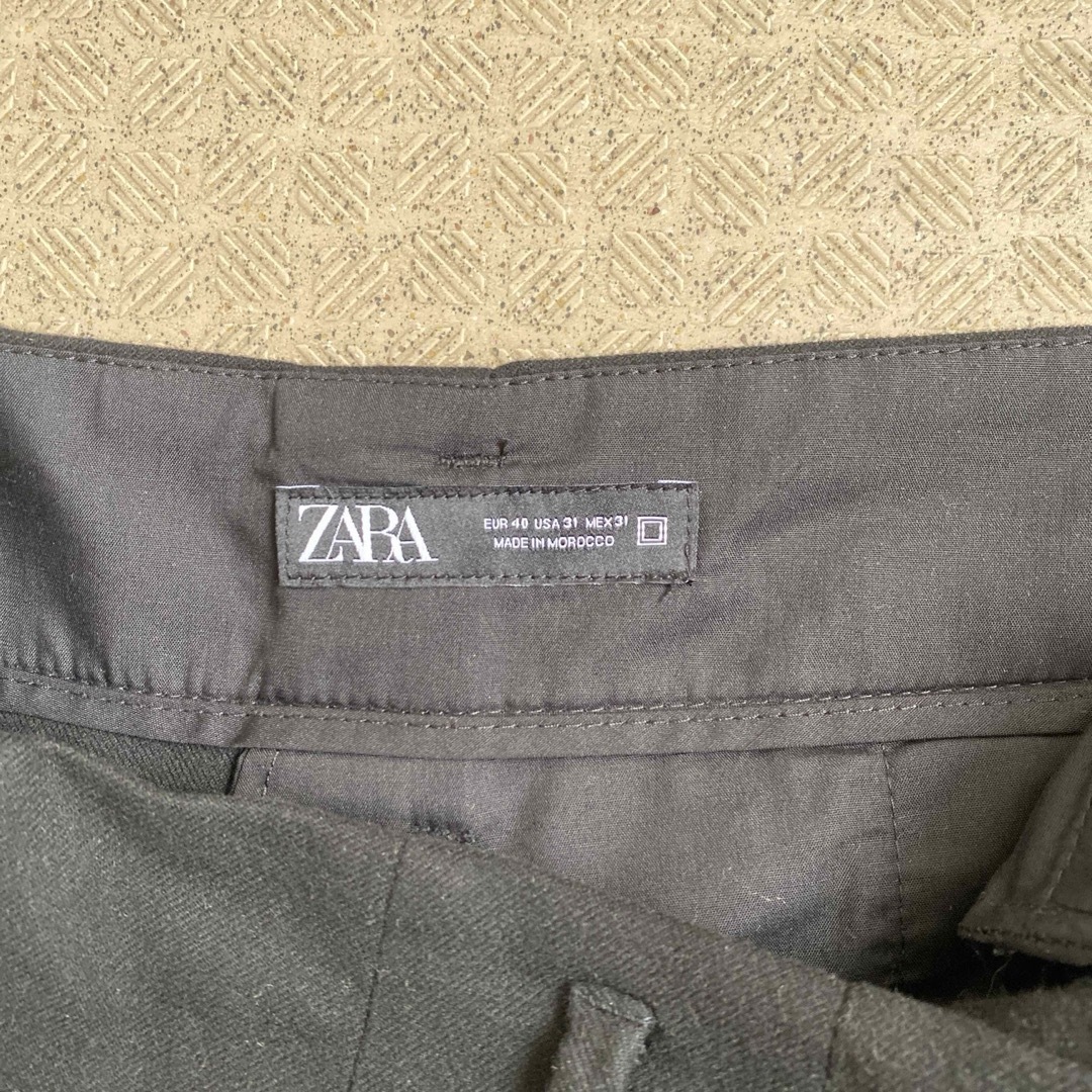 ZARA(ザラ)の完売品 ZARA ザラ プリーツ フランネルパンツ PRY シュウト メンズのパンツ(スラックス)の商品写真