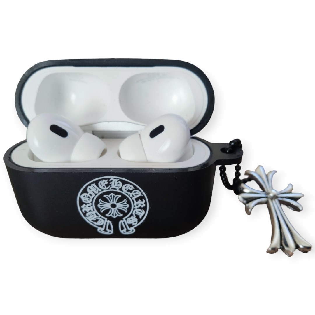 Chrome Hearts(クロムハーツ)の新品未使用　クロムハーツ　AirPods　ケース スマホ/家電/カメラのオーディオ機器(ヘッドフォン/イヤフォン)の商品写真