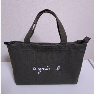 アニエスベー(agnes b.)のアニエスベー　ミニトートバッグ　カーキ(トートバッグ)