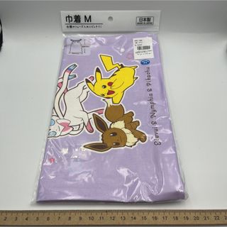 ★新品★ ポケモン コットンキルトシリーズ 【巾着M/パープル】(その他)