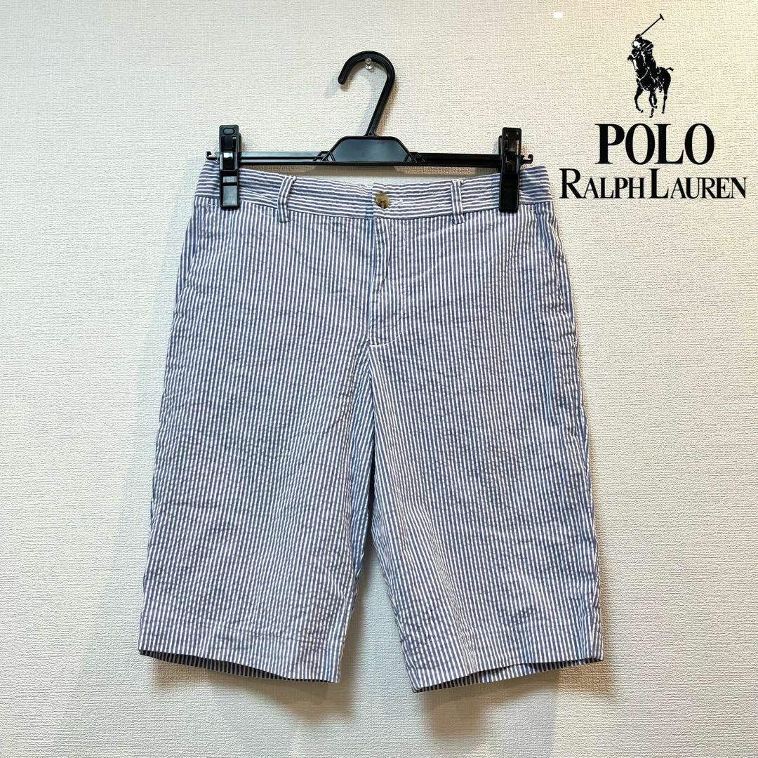 POLO RALPH LAUREN(ポロラルフローレン)のPOLO RALPH LAUREN(ポロ ラルフローレン) ストライプ半ズボン キッズ/ベビー/マタニティのキッズ服男の子用(90cm~)(パンツ/スパッツ)の商品写真