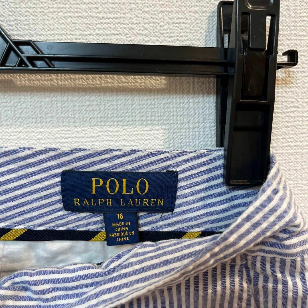 POLO RALPH LAUREN(ポロラルフローレン)のPOLO RALPH LAUREN(ポロ ラルフローレン) ストライプ半ズボン キッズ/ベビー/マタニティのキッズ服男の子用(90cm~)(パンツ/スパッツ)の商品写真