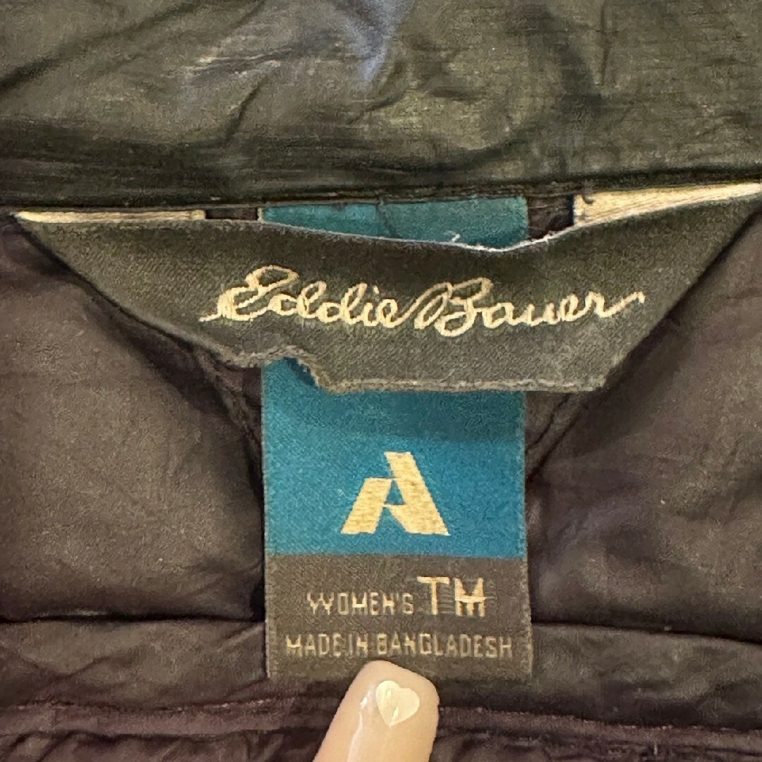 Eddie Bauer(エディーバウアー)のエディーバウアー　Eddie Bauer　ダウンジャケット　ブラック　黒 レディースのジャケット/アウター(ダウンジャケット)の商品写真