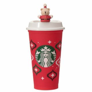 スターバックス(Starbucks)のスターバックス　ホリデー　リユーザブル　カップ　ベアリスタ　キャップ　スタバ(タンブラー)