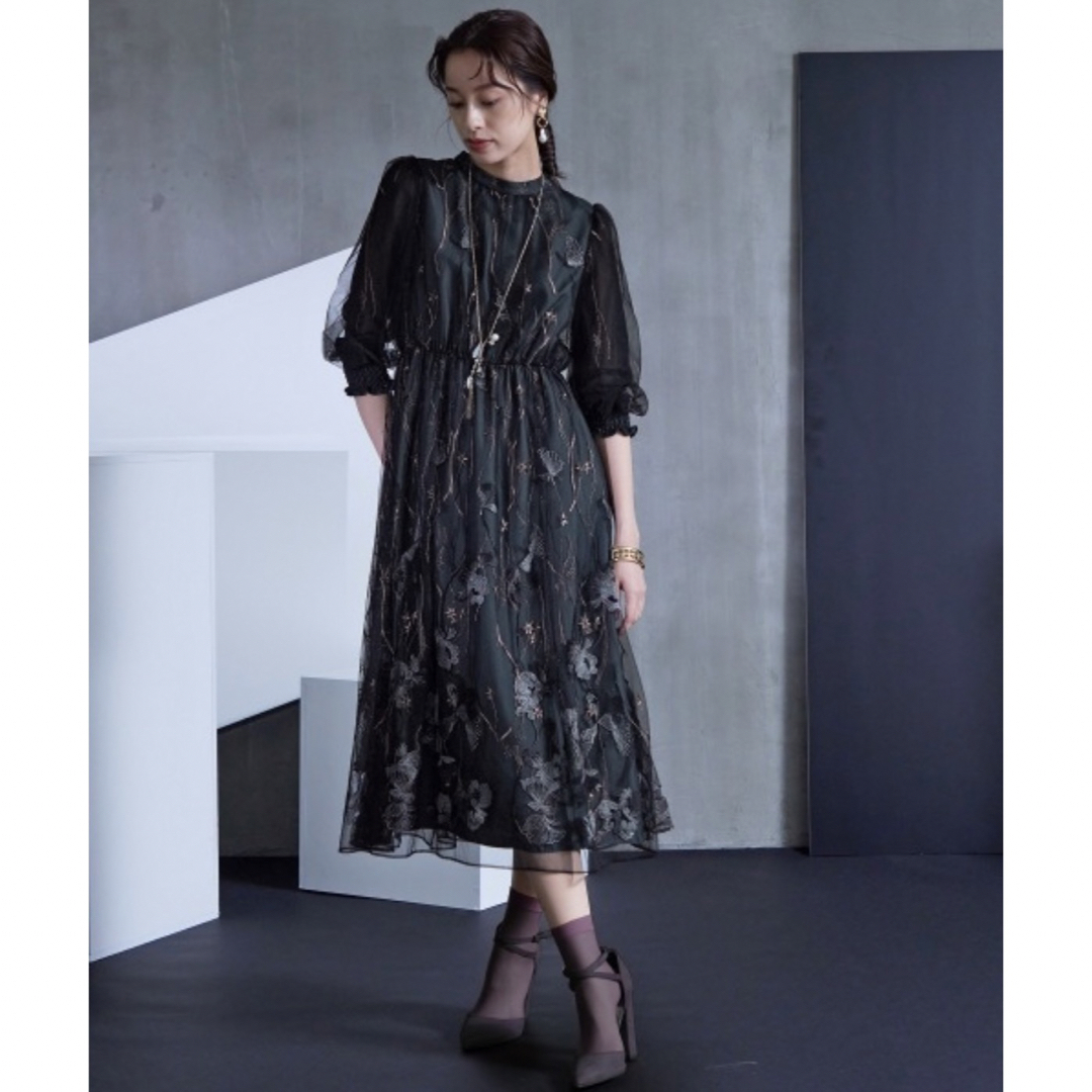 Callarus   Embroidery Lace Design Dress レディースのフォーマル/ドレス(ロングドレス)の商品写真