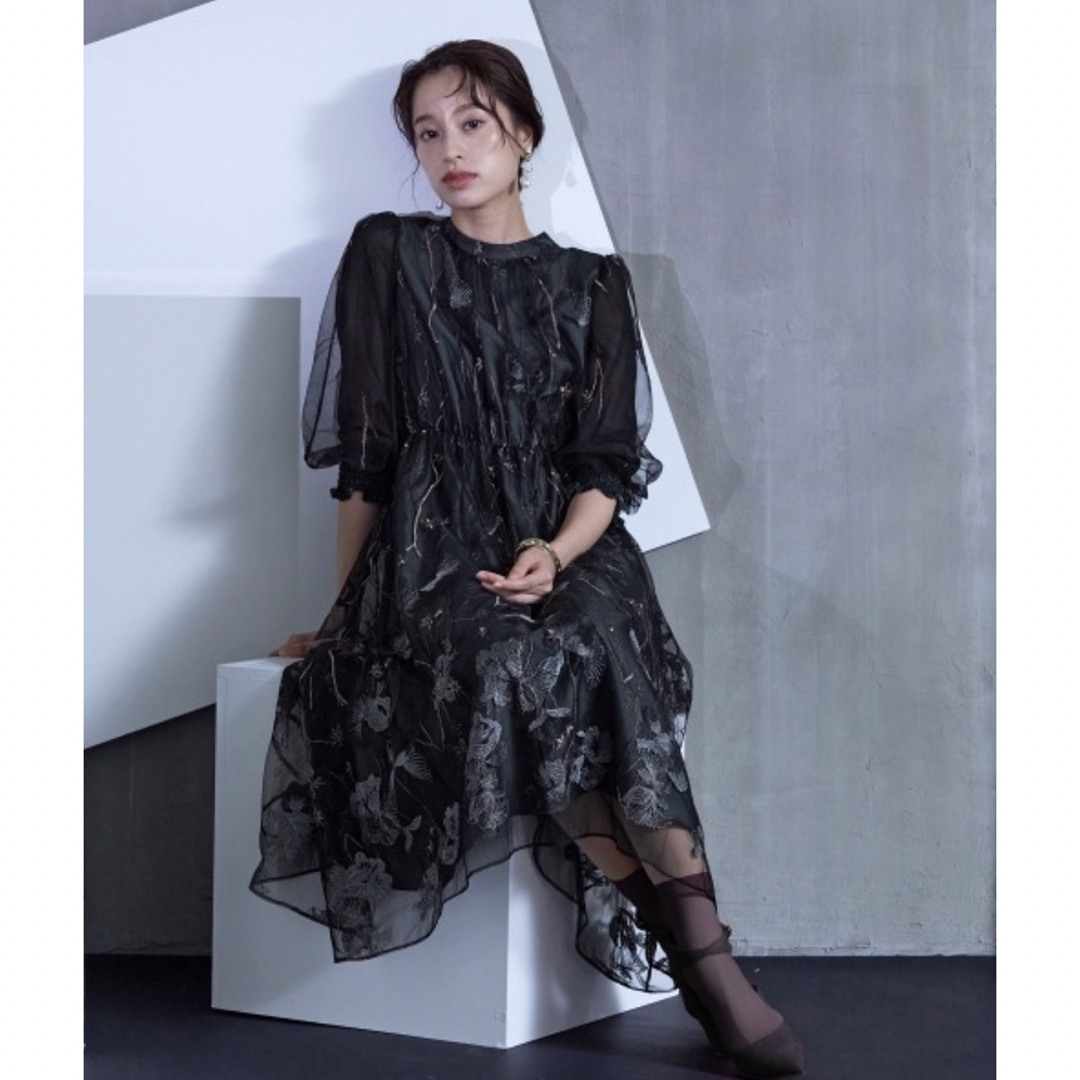 Callarus   Embroidery Lace Design Dress レディースのフォーマル/ドレス(ロングドレス)の商品写真