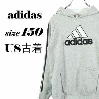 アディダス(adidas)の【US古着◎送料無料】adidas アディダス デカロゴ スウェット パーカー(パーカー)