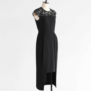 スコットクラブ(SCOT CLUB)のスコットクラブ系列　AGABLACK　レースデザインシンメトリーワンピース(その他)