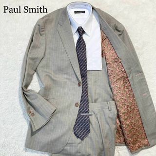 ポールスミス(Paul Smith)の【未使用級】ポールスミス スーツ オーダー グリーン ストライプ 花柄 L XL(セットアップ)