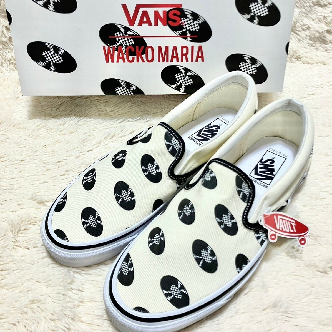 WACKO MARIA(ワコマリア)の新品未使用★WACKO MARIA × VANS★VAULT OG スリッポン メンズの靴/シューズ(スリッポン/モカシン)の商品写真