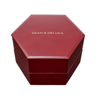 ディーンアンドデルーカ(DEAN & DELUCA)の新品未開封 DEAN&DELUCA 日本製 六角二段重 銀朱八分ツヤ内黒(食器)