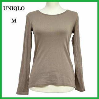 ユニクロ(UNIQLO)のUNIQLO ユニクロ Tシャツ カットソー ストレッチ M inp1-400(Tシャツ(長袖/七分))