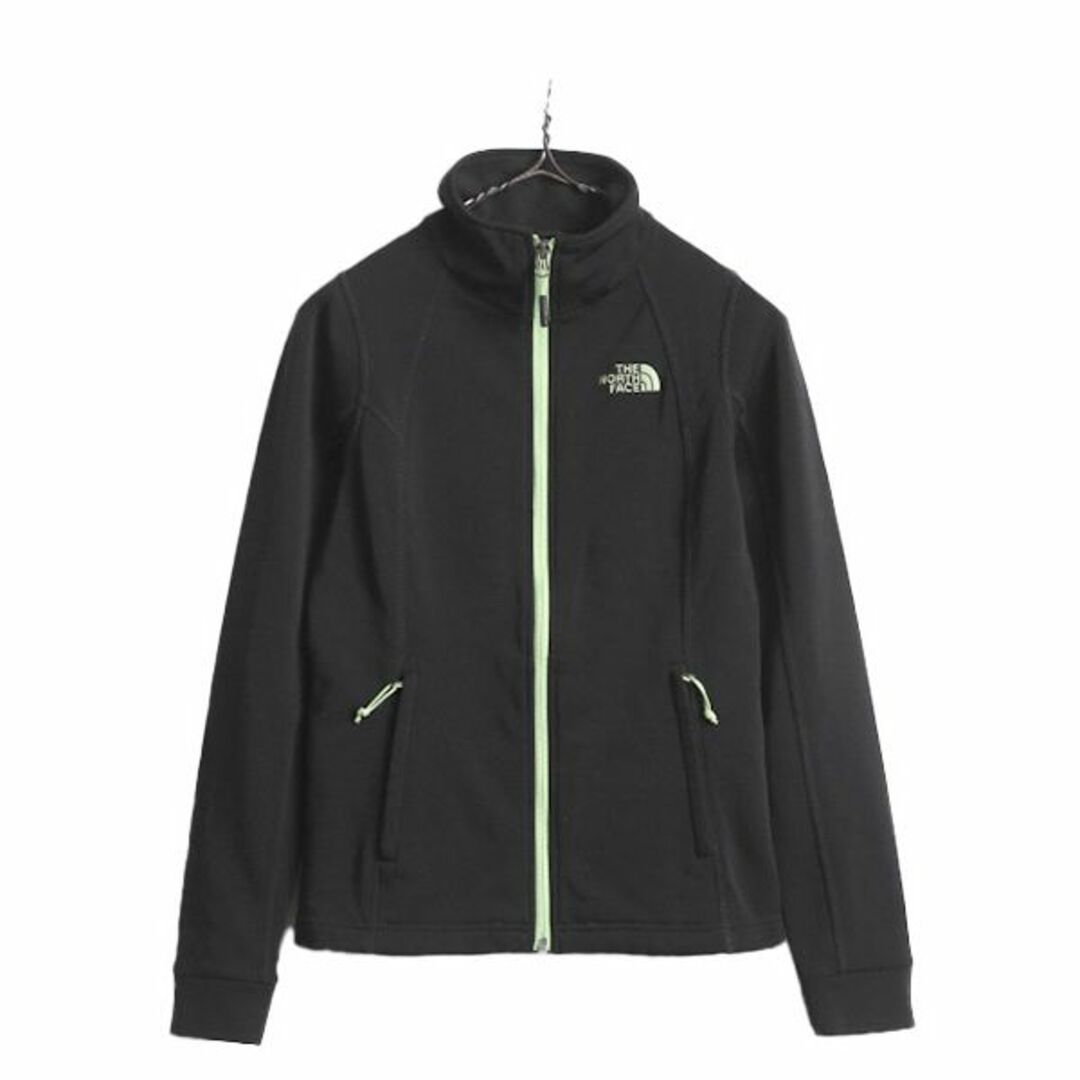 THE NORTH FACE(ザノースフェイス)のノースフェイス フルジップ トラック ジャケット レディース XS The North Face アウトドア 裏 フリース ブルゾン ハイネック ジャージ 黒 レディースのジャケット/アウター(ブルゾン)の商品写真