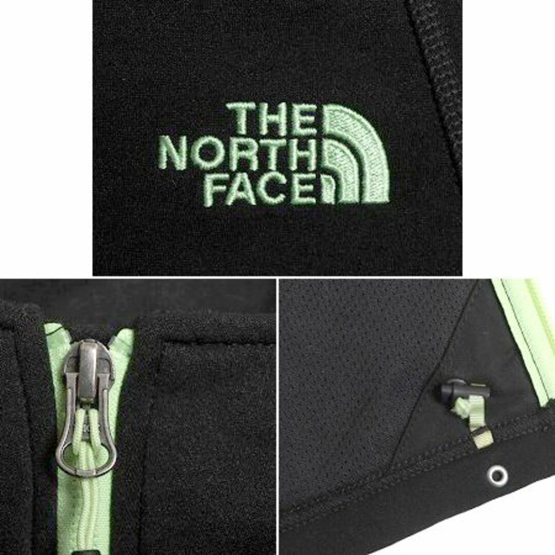 THE NORTH FACE(ザノースフェイス)のノースフェイス フルジップ トラック ジャケット レディース XS The North Face アウトドア 裏 フリース ブルゾン ハイネック ジャージ 黒 レディースのジャケット/アウター(ブルゾン)の商品写真