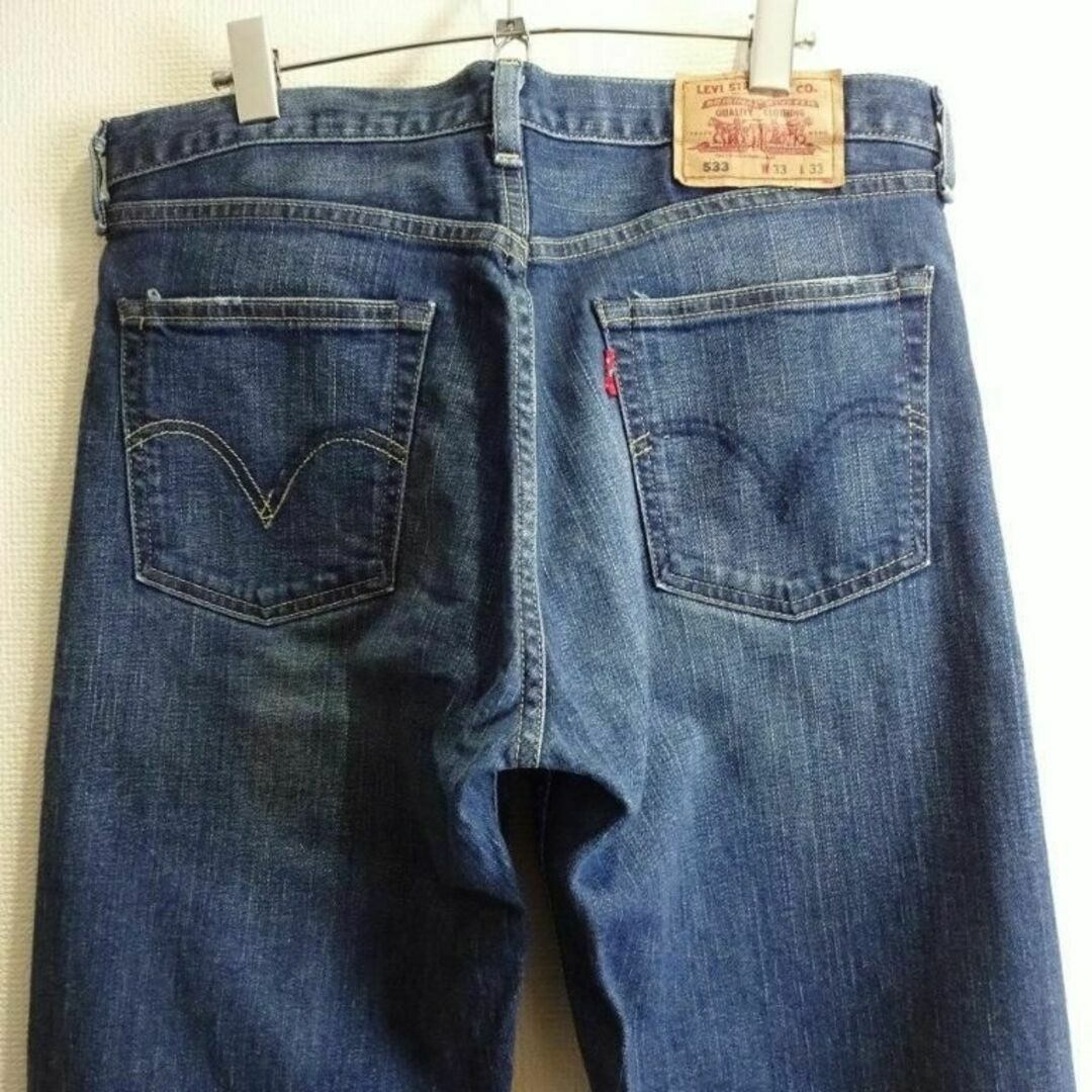 Levi's(リーバイス)のリーバイス　533　W86cm　強ストレッチ　セミルーズストレートデニム　日本製 メンズのパンツ(デニム/ジーンズ)の商品写真