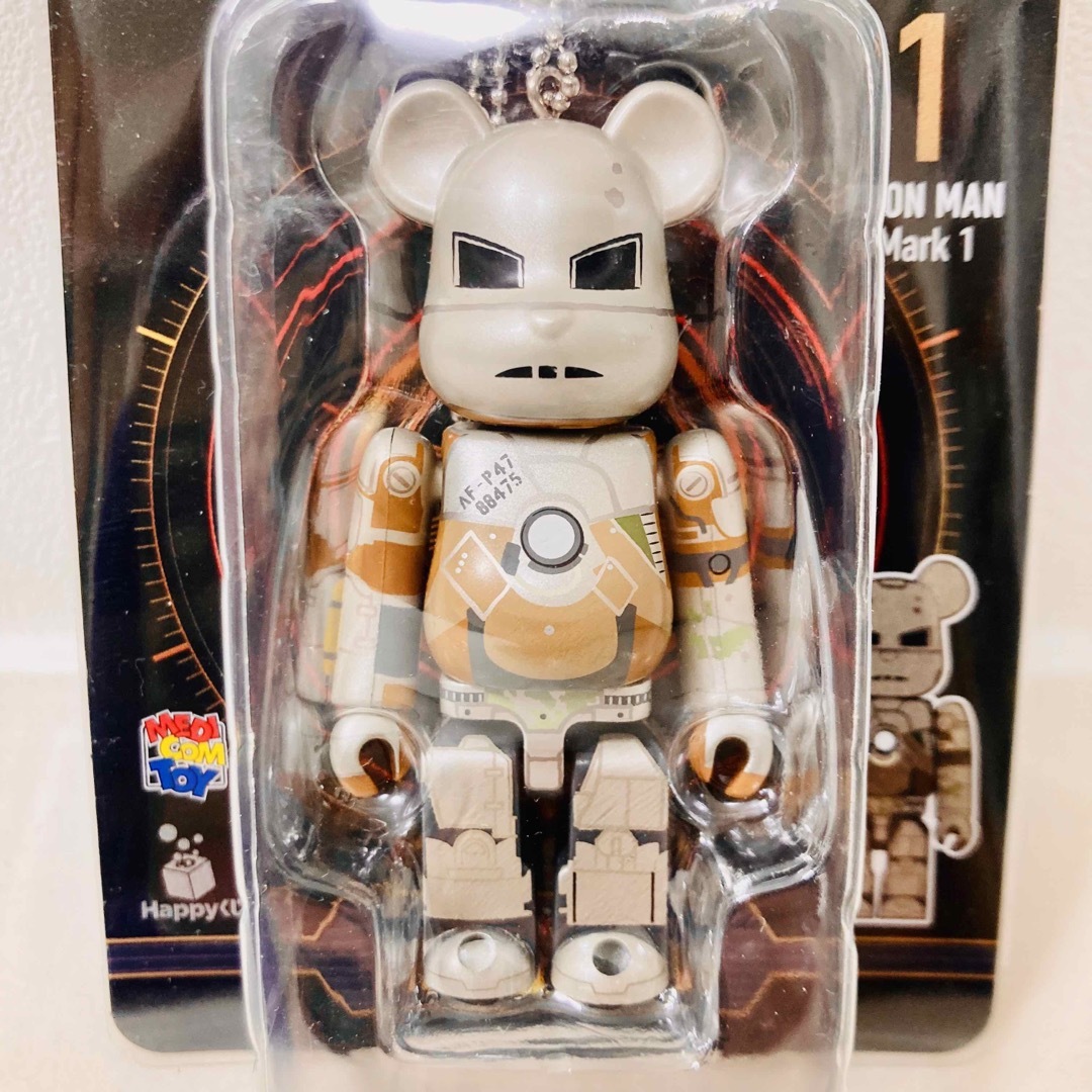 BE@RBRICK(ベアブリック)の【新品未開封】ハッピーくじBE@RBRICKアイアンマン ベアブリック賞マーク1 エンタメ/ホビーのフィギュア(アメコミ)の商品写真