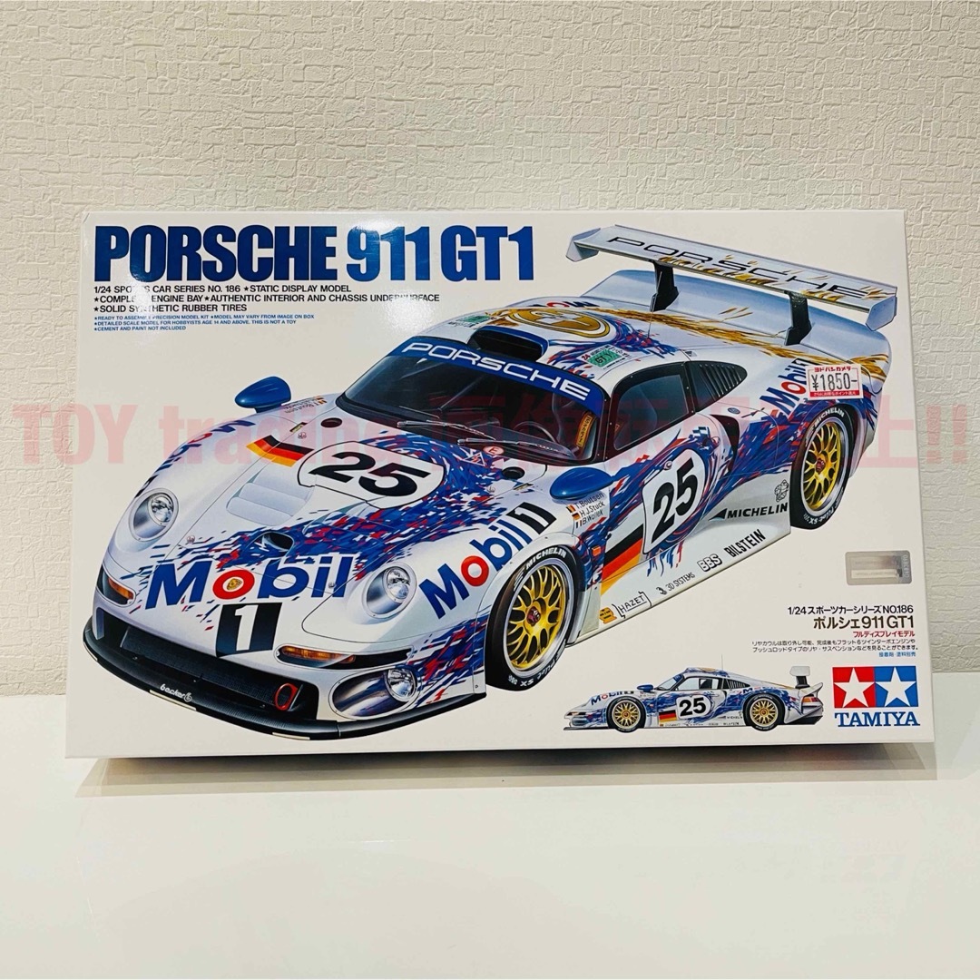 Porsche(ポルシェ)のタミヤ模型 ポルシェ 911 GT1 1/24 PORSCHE プラモデル エンタメ/ホビーのおもちゃ/ぬいぐるみ(模型/プラモデル)の商品写真