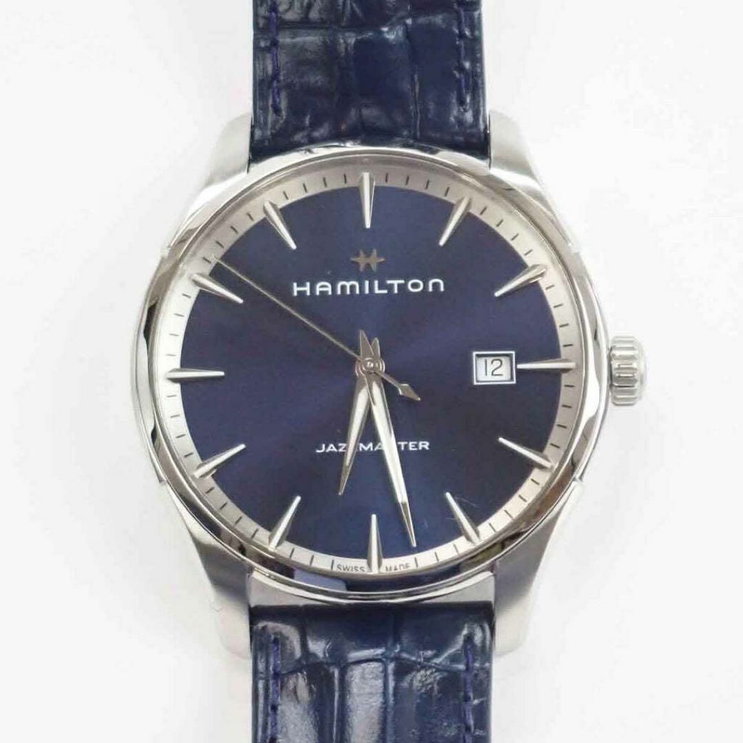 Hamilton(ハミルトン)の【HAMILTON】　ジャズマスタージェント メンズの時計(レザーベルト)の商品写真