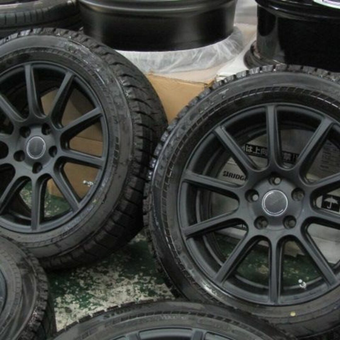 BRIDGESTONE(ブリヂストン)の【発送限定品】ブリヂストン　エコフォルムCRS131　ナチュラルブラック 自動車/バイクの自動車(タイヤ・ホイールセット)の商品写真