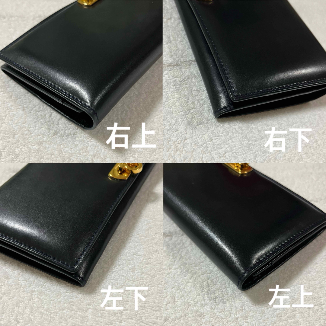 Salvatore Ferragamo(サルヴァトーレフェラガモ)の【美品】レア Salvatore Ferragamo 長財布 ガンチーニ 箱あり レディースのファッション小物(財布)の商品写真