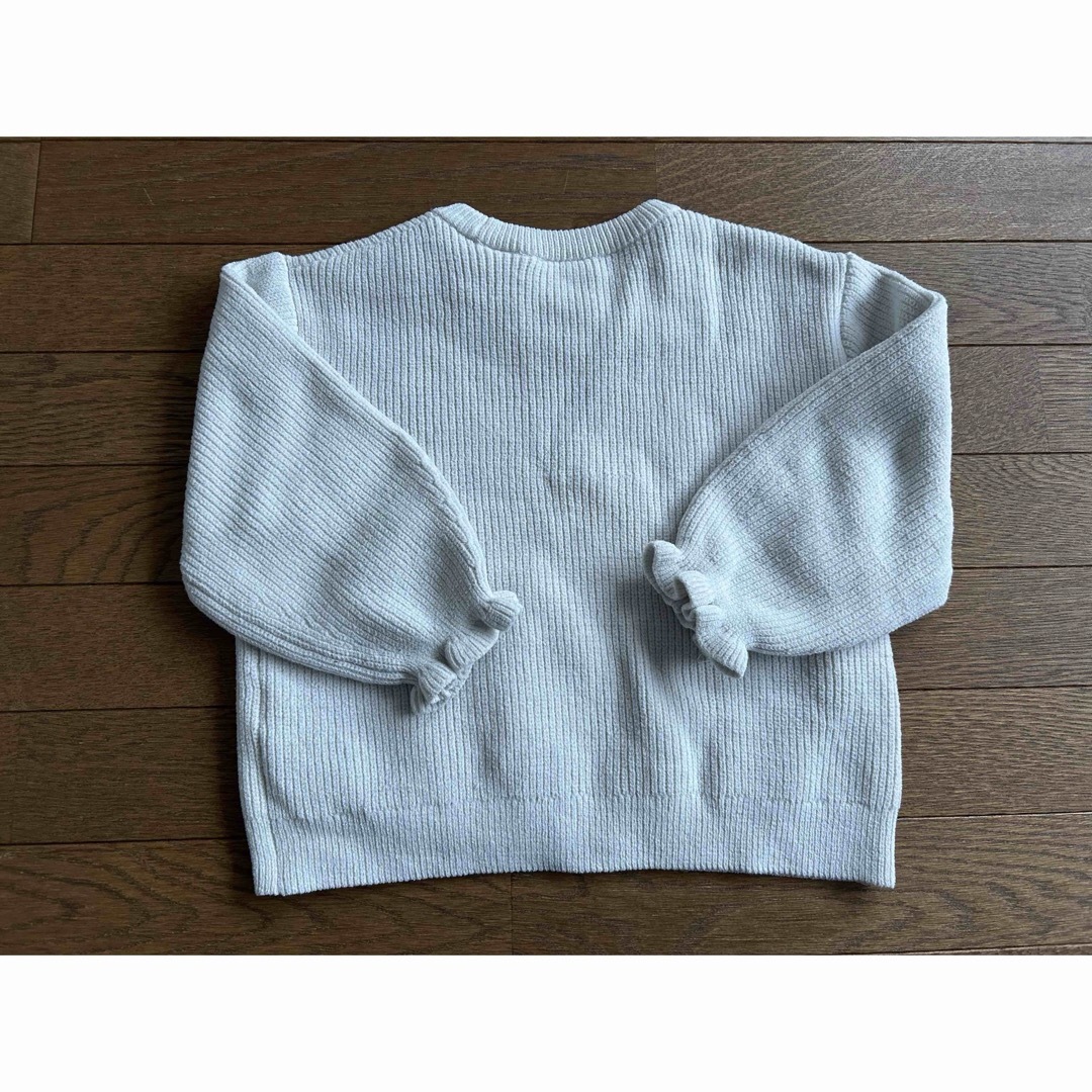 ZARA KIDS(ザラキッズ)のZARA フリルニット　92cm キッズ/ベビー/マタニティのキッズ服女の子用(90cm~)(ニット)の商品写真