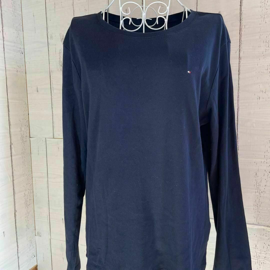 TOMMY HILFIGER(トミーヒルフィガー)の《美品》TOMMY HILFIGER XL レディースのトップス(Tシャツ(長袖/七分))の商品写真