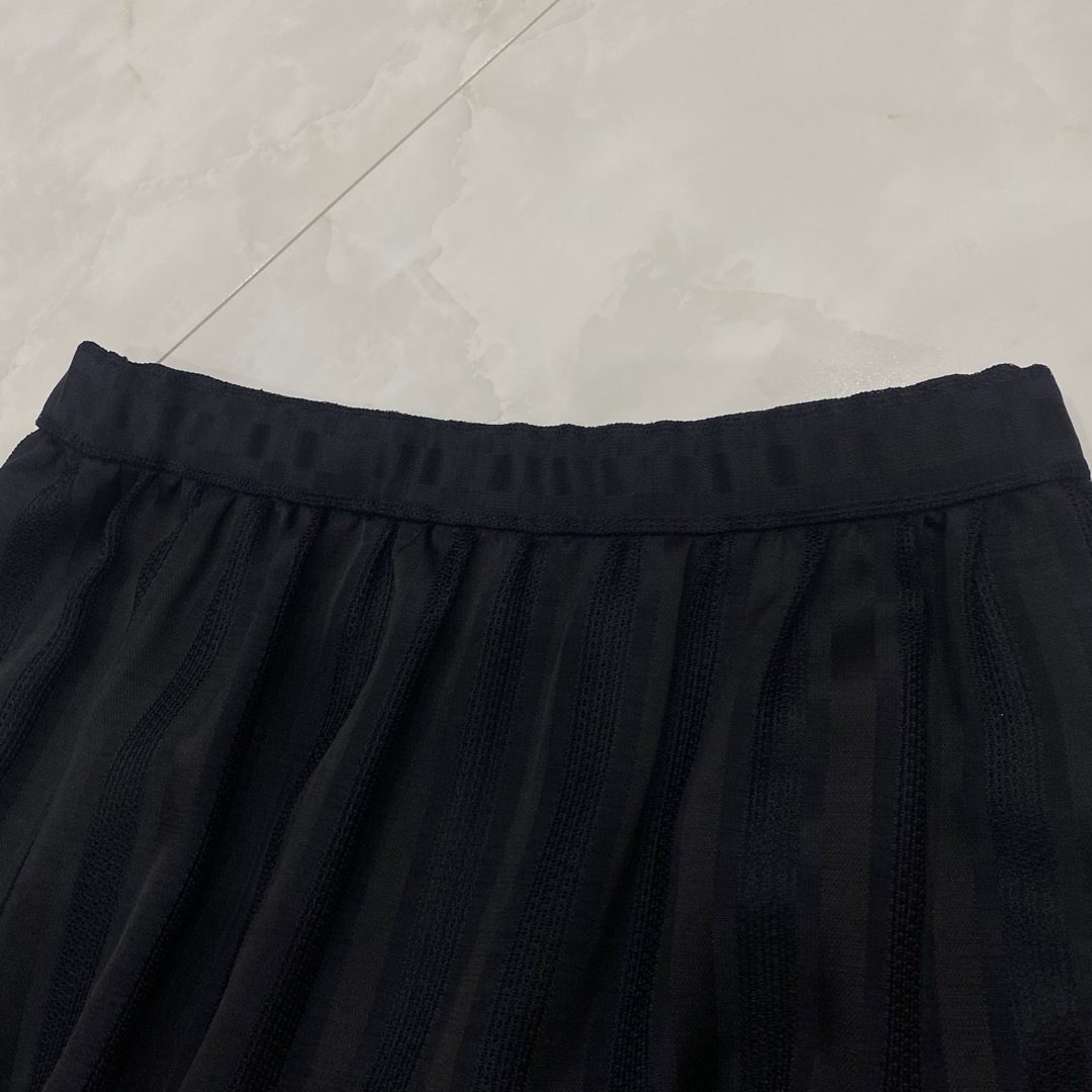 Maglie par ef-de(マーリエパーエフデ)のマーリエパーエフデ　ストライプティアードスカート　ロングスカート レディースのスカート(ロングスカート)の商品写真