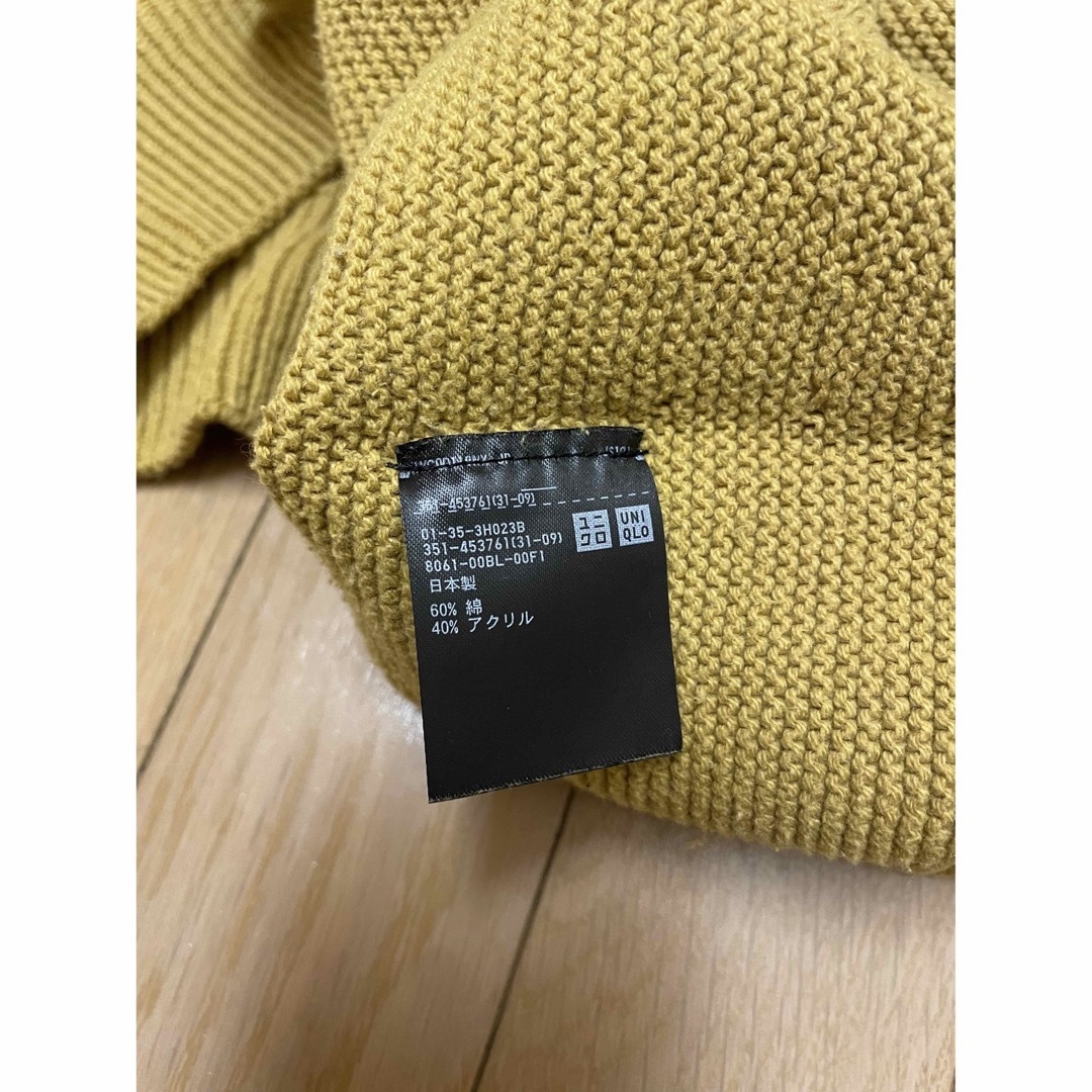UNIQLO(ユニクロ)のユニクロ　3Dクルーネックセーター（長袖） メンズのトップス(ニット/セーター)の商品写真