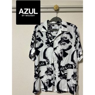 アズールバイマウジー(AZUL by moussy)のAZUL メンズシャツM 未使用　半袖シャツ(シャツ)