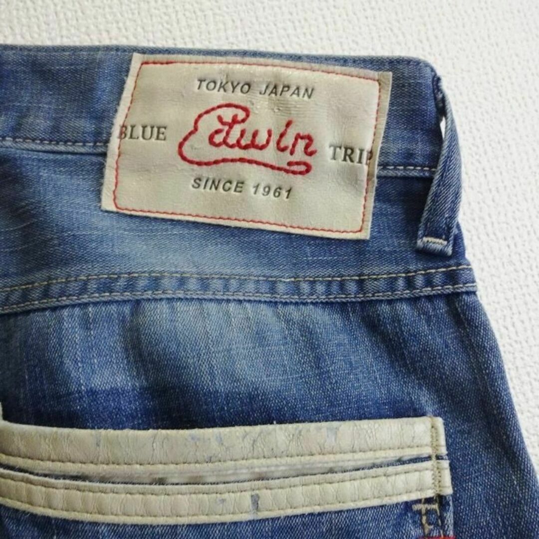 EDWIN(エドウィン)のエドウィン　BLUETRIP　W84cm　ストレッチ　ストレート　藍青 メンズのパンツ(デニム/ジーンズ)の商品写真