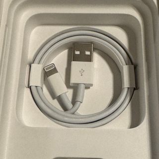 アイフォーン(iPhone)のiPhone 純正 ライトニングケーブル 新品 Apple正規品(バッテリー/充電器)