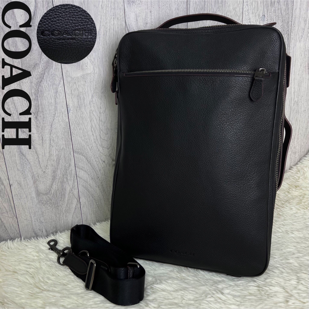 極美品♡A4可♡COACH コーチ レザー 2way リュック ビジネスバッグ | フリマアプリ ラクマ