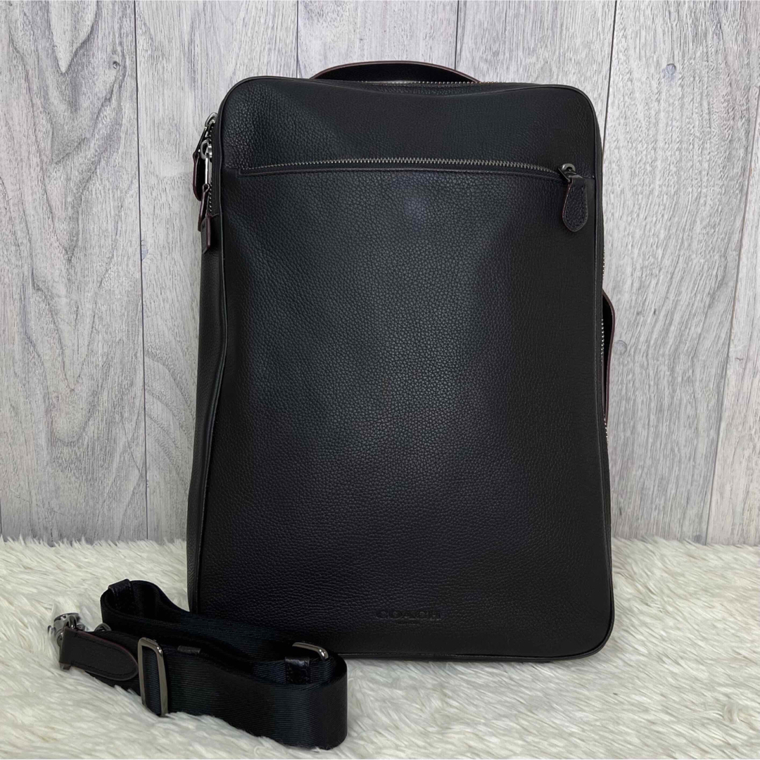 極美品♡A4可♡COACH コーチ レザー 2way リュック ビジネスバッグ 極美品♡A4可♡COACH コーチ レザー 2way リュック ビジネスバッグ