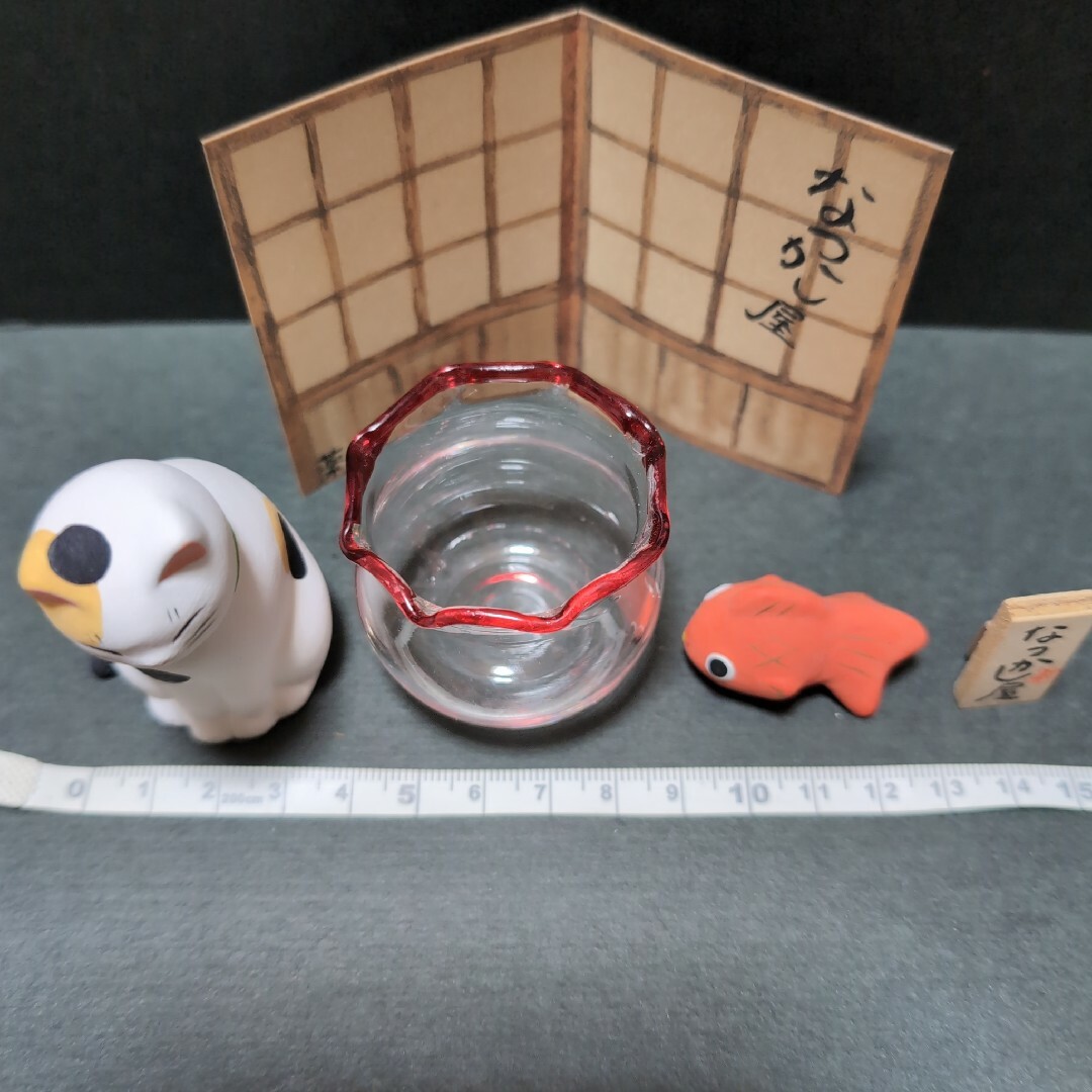 なつかし屋(ネコと金魚) エンタメ/ホビーのフィギュア(その他)の商品写真