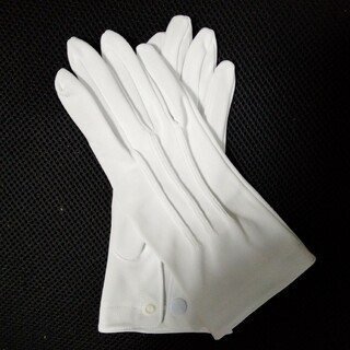 結婚式　新郎手袋　新郎グローブ　礼装用白手袋　ナイロン100%製　新品、未使用品(手袋)