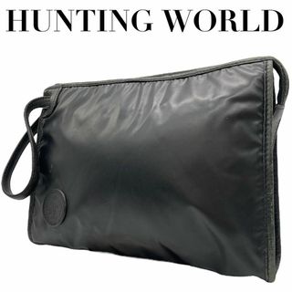 HUNTING WORLD - ハンティングワールド ロゴ セカンドバッグ