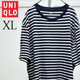 ユニクロ(UNIQLO)のUNIQLOユニクロ/ボーダーTシャツXL(Tシャツ/カットソー(半袖/袖なし))